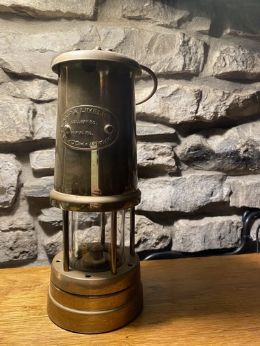 Davy lamp from - lamp, &