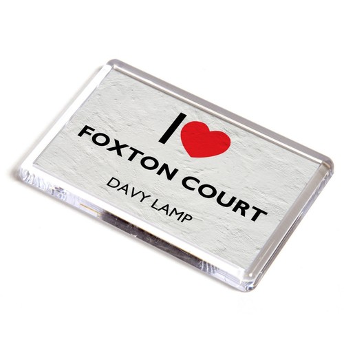 Fridge magnet love foxton - fridge, i