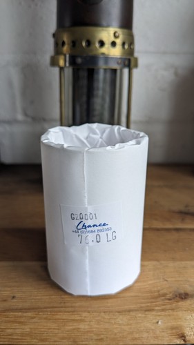 Replacement miners lamp glass - miners,